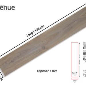 Alternative view of Piso Laminado Swiss Krono Walnut Lucerne 7 mm