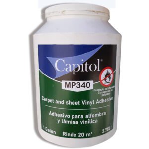 Pegamento para Piso Vinilico y Alfombra Capitol MP340 de Latex - Galon