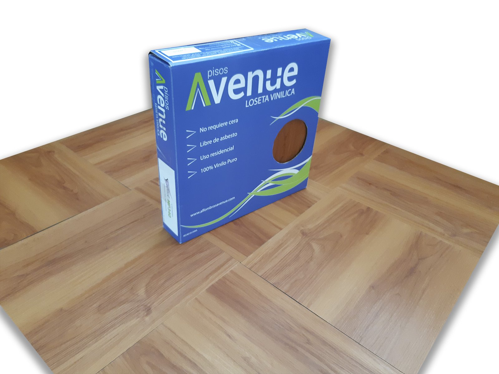 Loseta Vinilica Cuadrada Shu 8007 Tipo Madera - Imagen 6